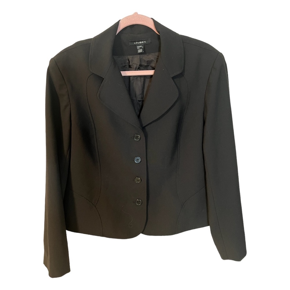 A Black Louben Blazer in size 14 - Picture 1 of 5